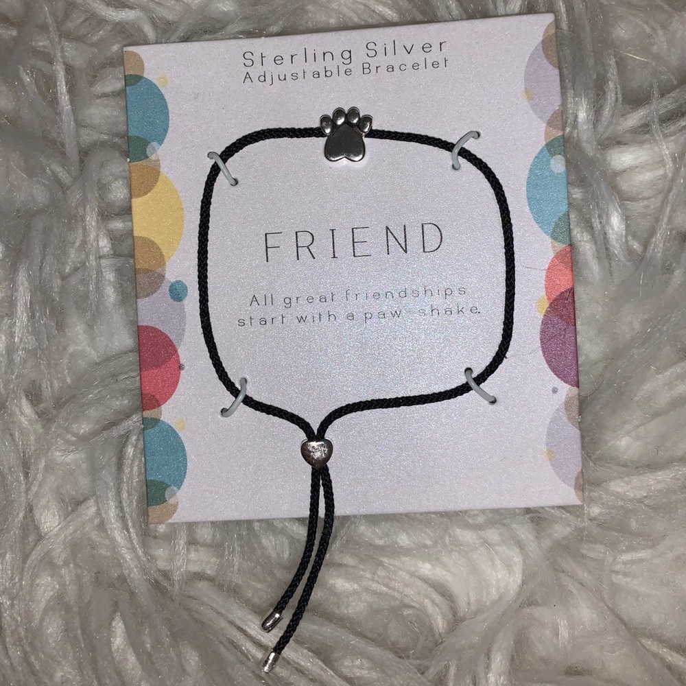 paw print bracelet
